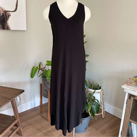 Be Cool Black Sleeveless Maxi‎ Dress Size Small - Picture 1 of 7